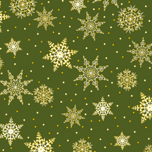 Christmas fabric gold snowflakes quilting treasures