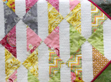 baby bows quilt spiceberry fabric binding