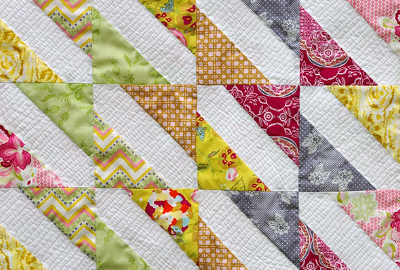 baby quilt colorful siggy block