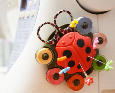 bobbon storage sewing caddy ladybug