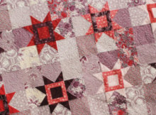 fat quarters eight point star quilt pattern
