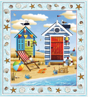 forever by the seaside fabric panel beach house