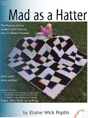 how to make a wonky squares quilt Mad As A Hatter