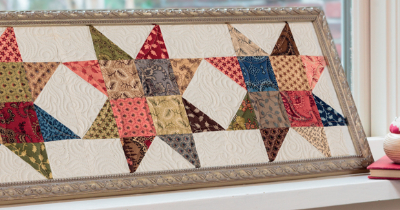 picture frame for quilt projects table runner