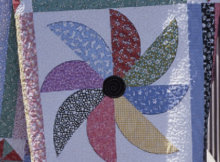 pinwheel flurry black eyed susan quilt pattern