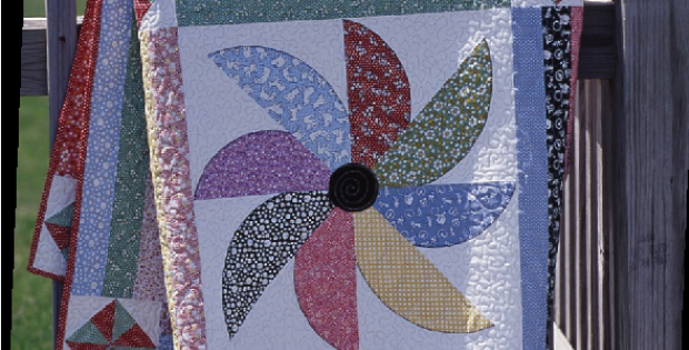 pinwheel flurry black eyed susan quilt pattern