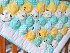 puff quilt fabric instructions