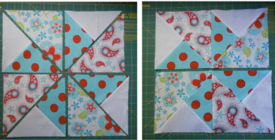 quilt blocks for pinwheel in the park quilt pattern