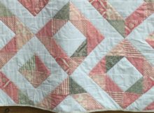 triangles baby quilt