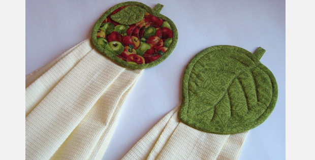 apple-fabric-pot-holder-tea-towel-set