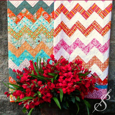 chevron-baby-quilt-in-bright-floral-fabric