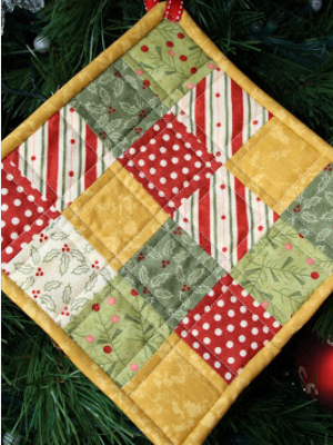 christmas hot pads patchwork