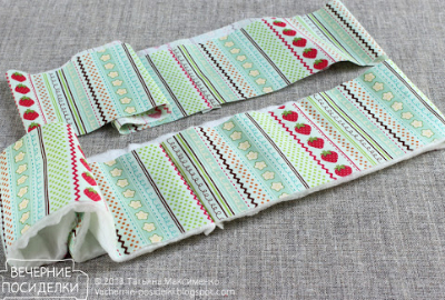 fabric strips for sides of decorative pillow