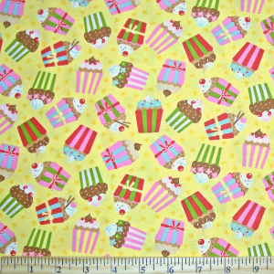 moda-cherry-on-top-banana-yellow-cupcake-fabric