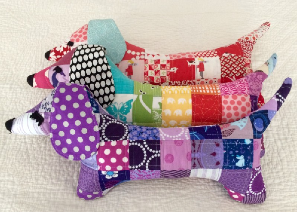 Patchwork Dachshund Perfect For Almost Every Dog Lover – Quilting Cubby
