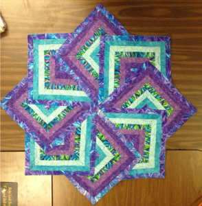 New And Exciting Strata Star Table Topper To Make – Quilting Cubby