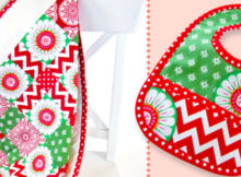 christmas-baby-quilt-and-matching-bib