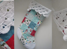 patchwork-christmas-stocking-crochet-cuff