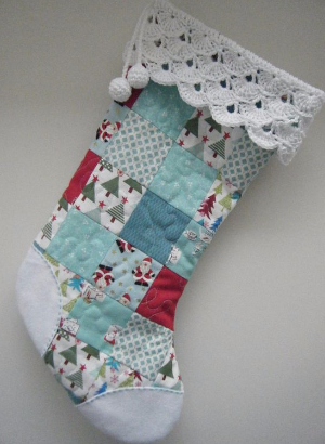 patchwork-christmas-stocking-for-babys-first-christmas