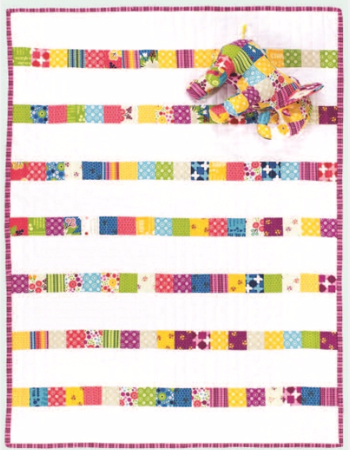 baby-quilt-with-matching-patchwork-elephant