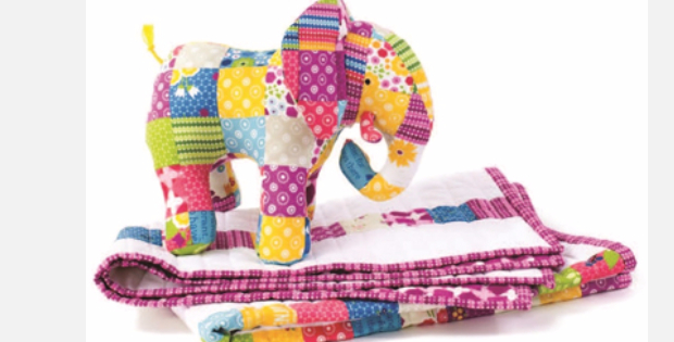 patchwork-elephant-matching-baby-quilt