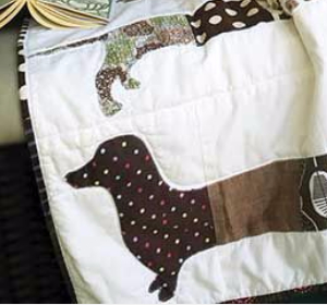 Daschund dog quilt pattern