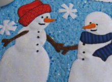 snowman-mug-rug-romance