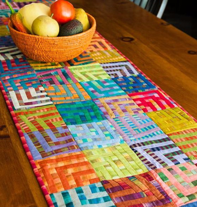 Crazy Squares Runner Glorious Patchwork Kaffe Fasset