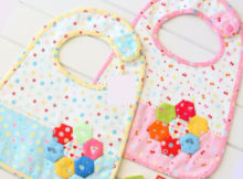 Hexagon baby bibs