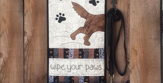 Wipe Your Paws quilt