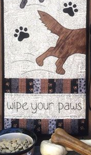 Wipe Your Paws quilt pattern