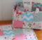 Fabric baskets and matching bedside table mat