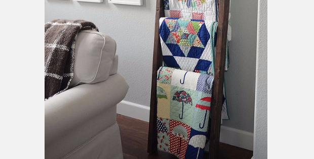 quilt ladder with four steps make it yourself