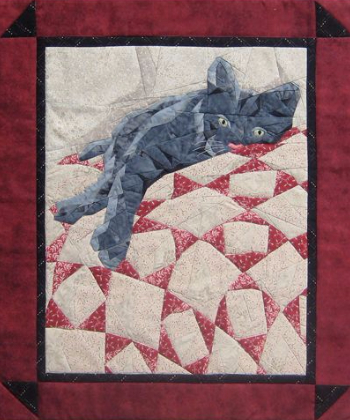 sleeping cat quilt Cat Nap