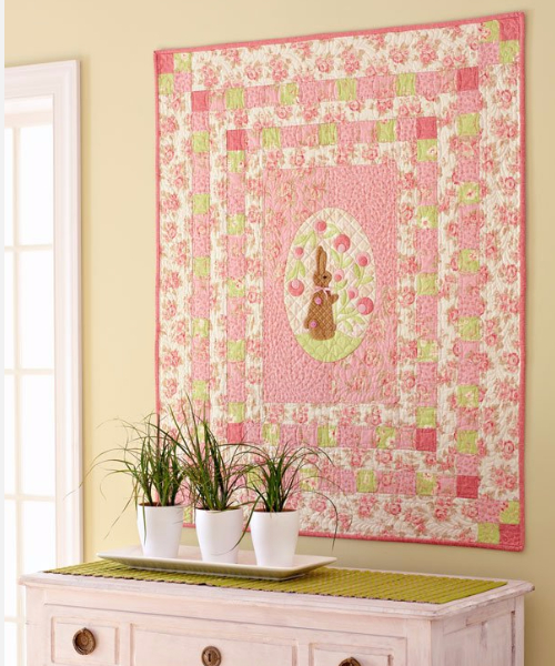 Bunny wall quilt