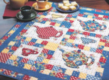 Moda's Vintage Picnic Tea Time table topper Fons and Porter