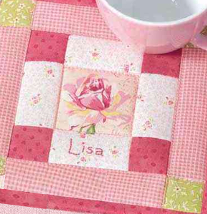 Mug Rugs Christa Rolf personalized mug rug