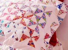 pinwheel pillow shams