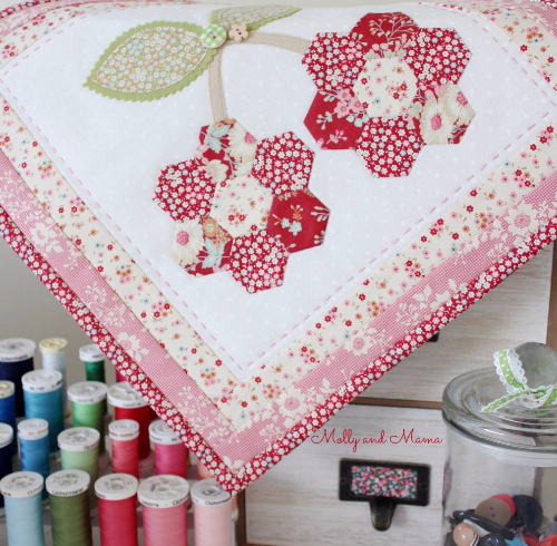 Cherry mini quilt Lovely Little Patchwork through the Seasons
