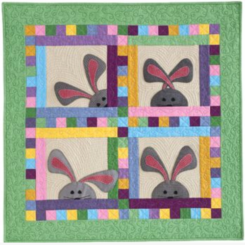 bunny wall quilt you can arrange the ears