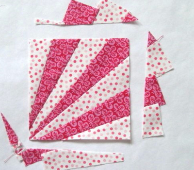 how to make an easy fan quilt block