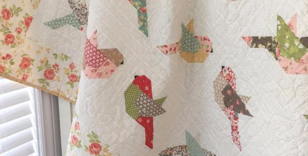 bird quilt pattern The Pattern Basket Margot Languedoc