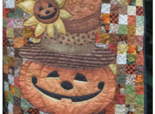 Fabric panels pumpkins