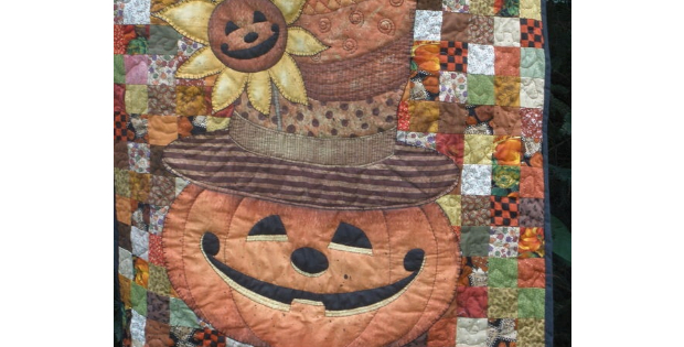 Fabric panels pumpkins