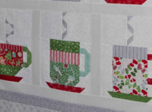 Kate Spain Hot Chocolate cups quilt