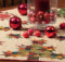 Kim Diehl Simple Tidings table topper Christmas trees