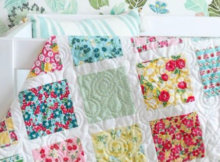 baby quilt charm squares Dainty Darling