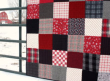 patchwork quilt plaid flannel fabric