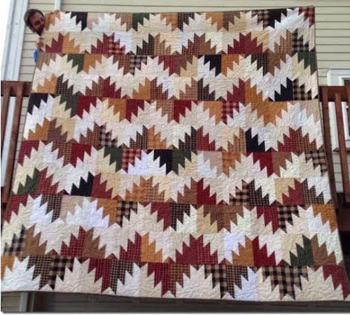 plaid quilt