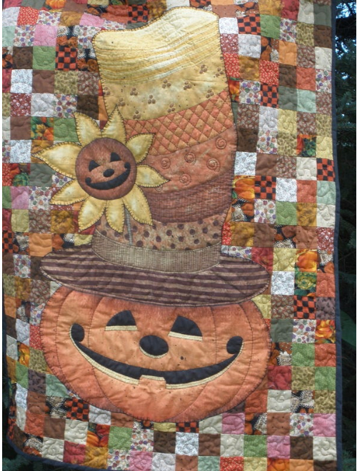 pumpkin quilt for fall
